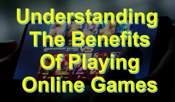 Games benefits playing online february